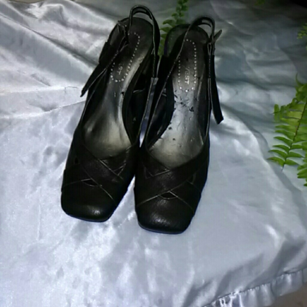 shoes sandals with block heel